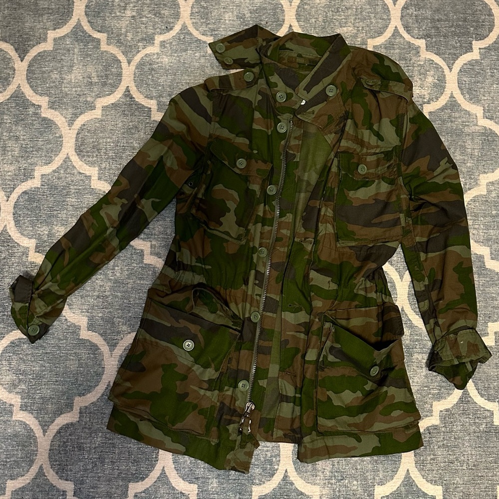 J. Crew camo jacket - Picture 1 of 3